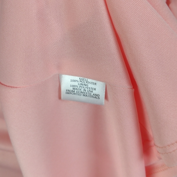 LAST CHANCE WAYF Meryl blush wrap dress short sleeve hi-lo Med - Picture 9 of 11